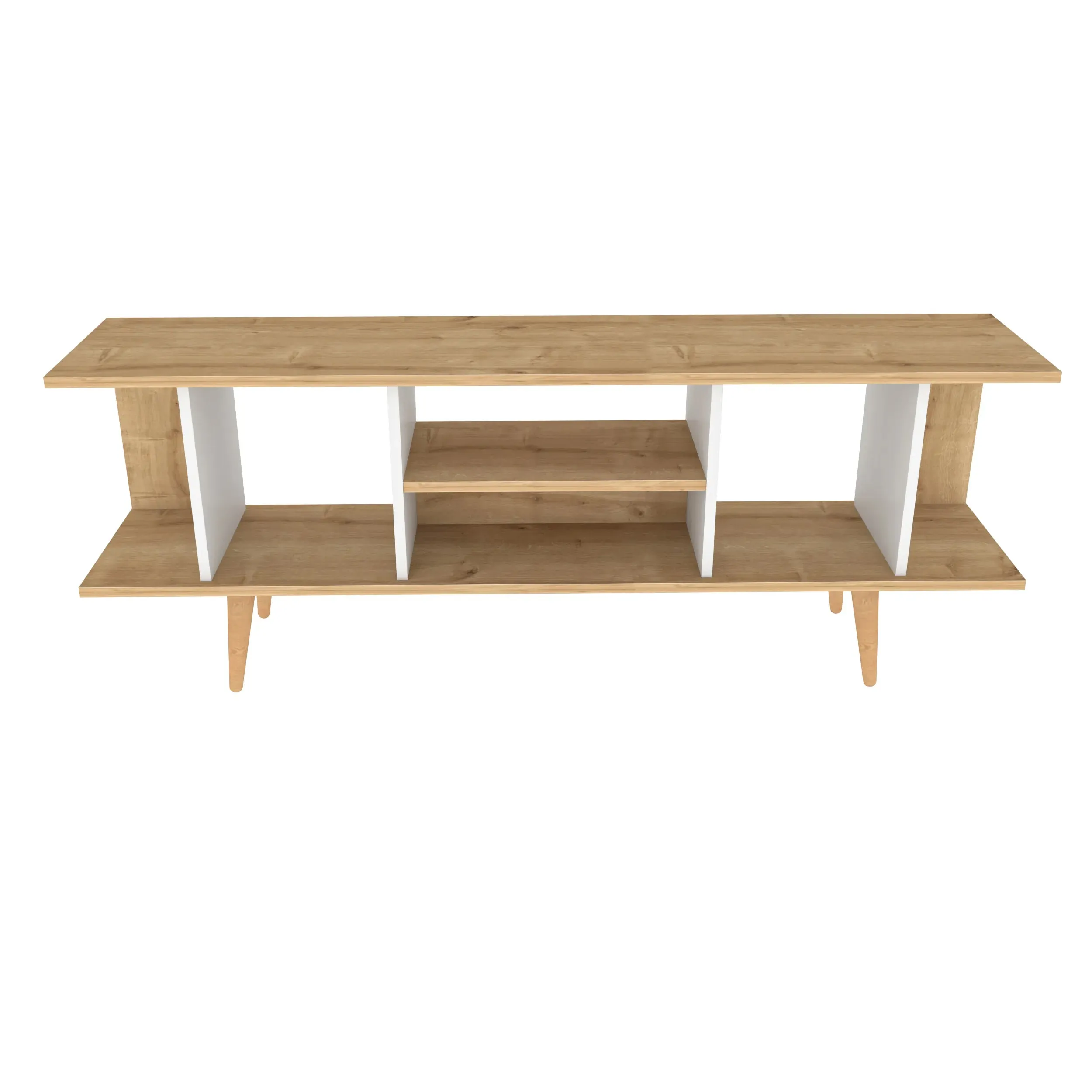 Akya 63 inch Wide TV Stand Media Console for TVs up to 72 inch Decorotika