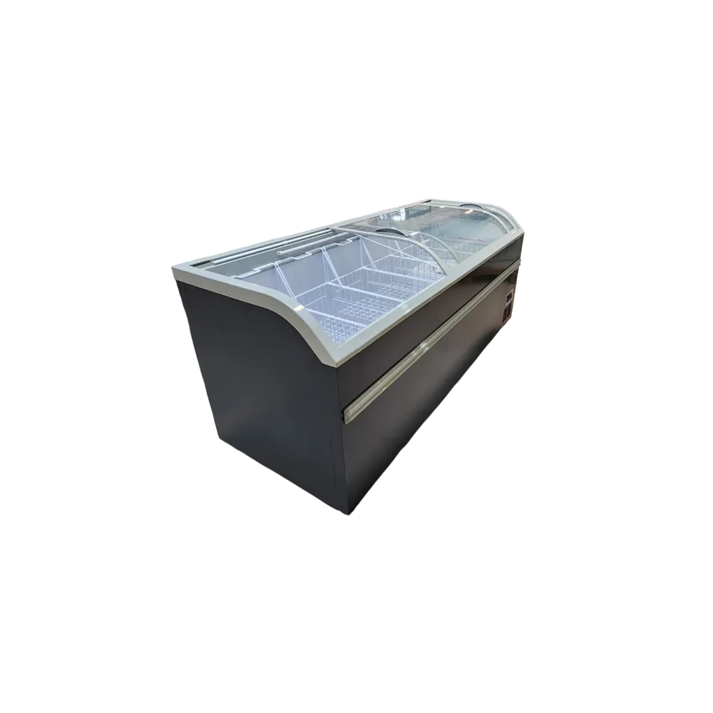 Alpha Commercial Display Chest Freezer 775L Deep Grey