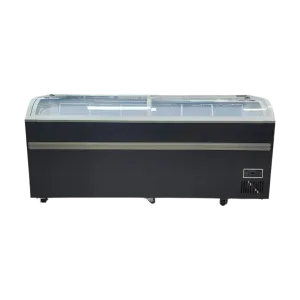 Alpha Commercial Display Chest Freezer 775L Deep Grey