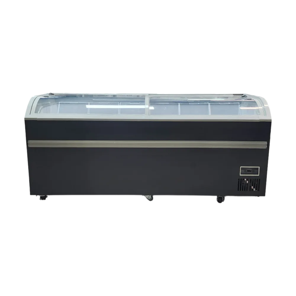 Alpha Commercial Display Chest Freezer 775L Deep Grey