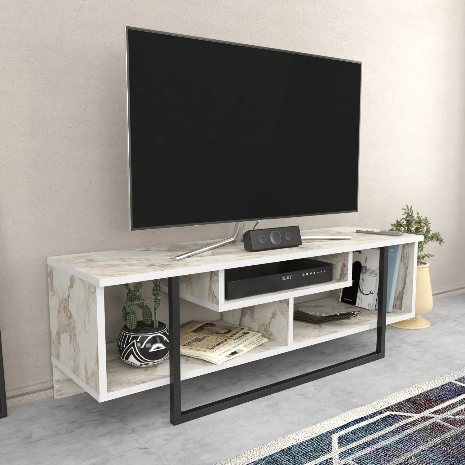 Asal 47'' TV Stand Media Consol for Up To 60'' TVs Decorotika