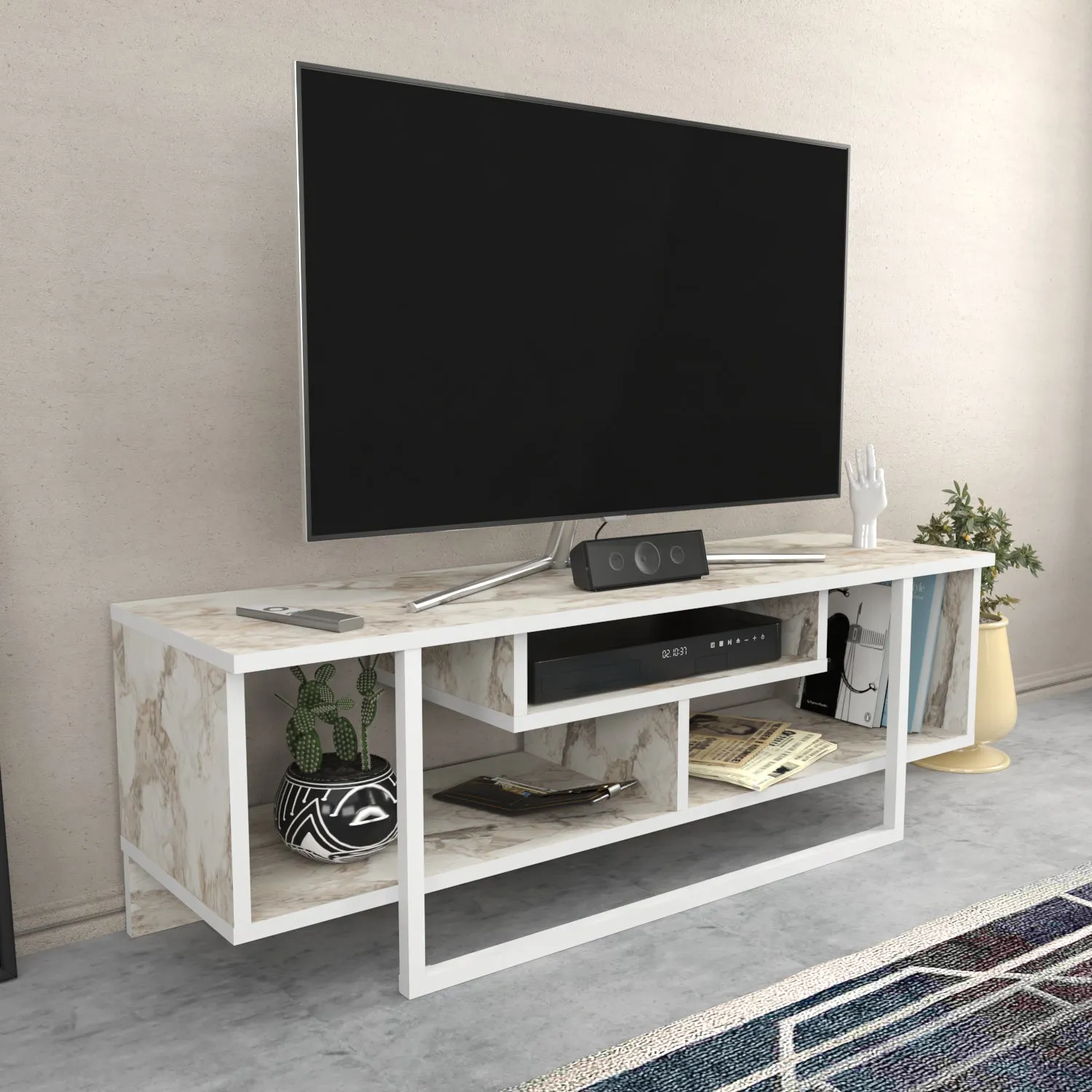 Asal 47'' TV Stand Media Consol for Up To 60'' TVs Decorotika
