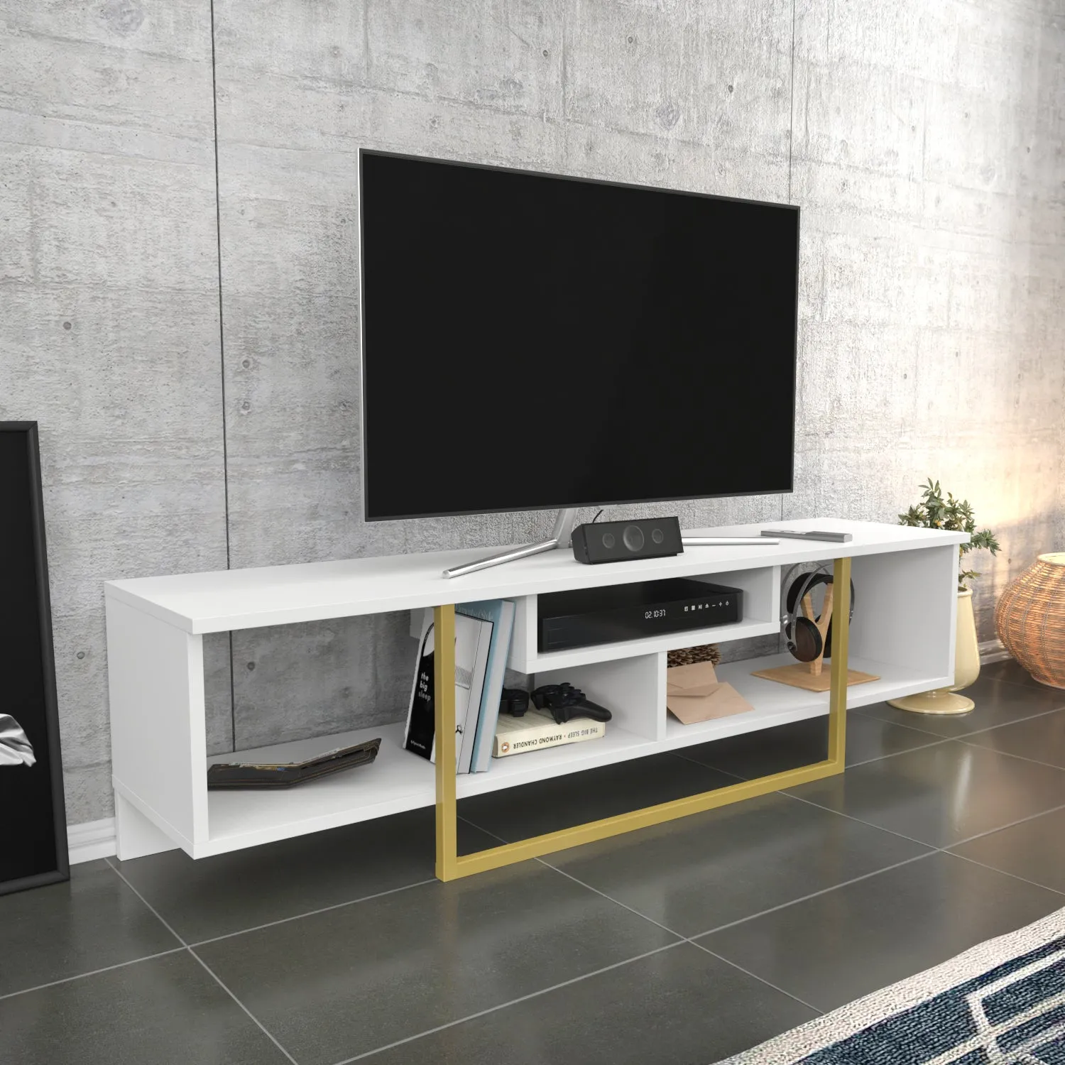 Asal 59'' TV Stand Media Consol for Up To 65'' TVs Decorotika