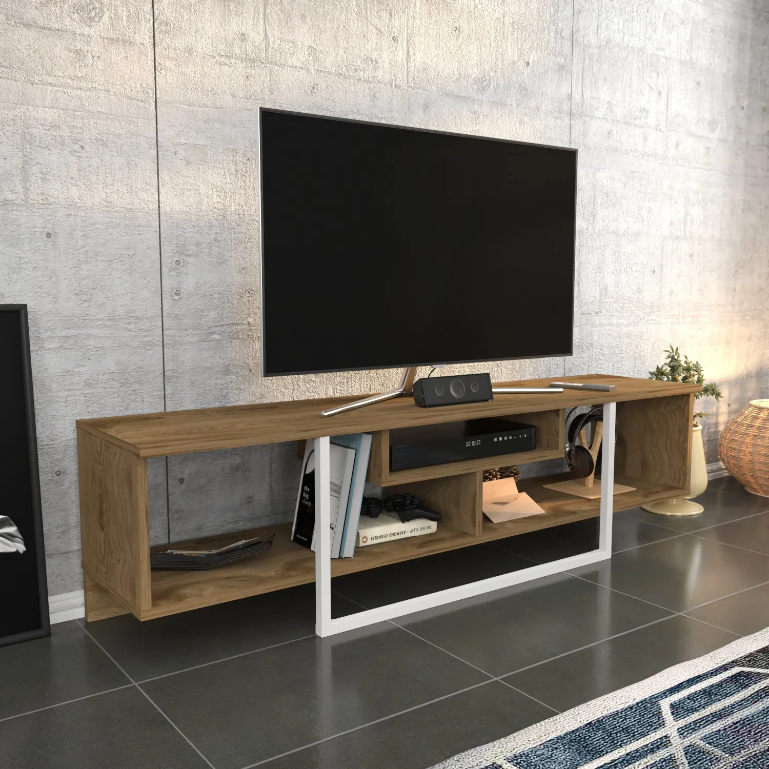 Asal 59'' TV Stand Media Consol for Up To 65'' TVs Decorotika