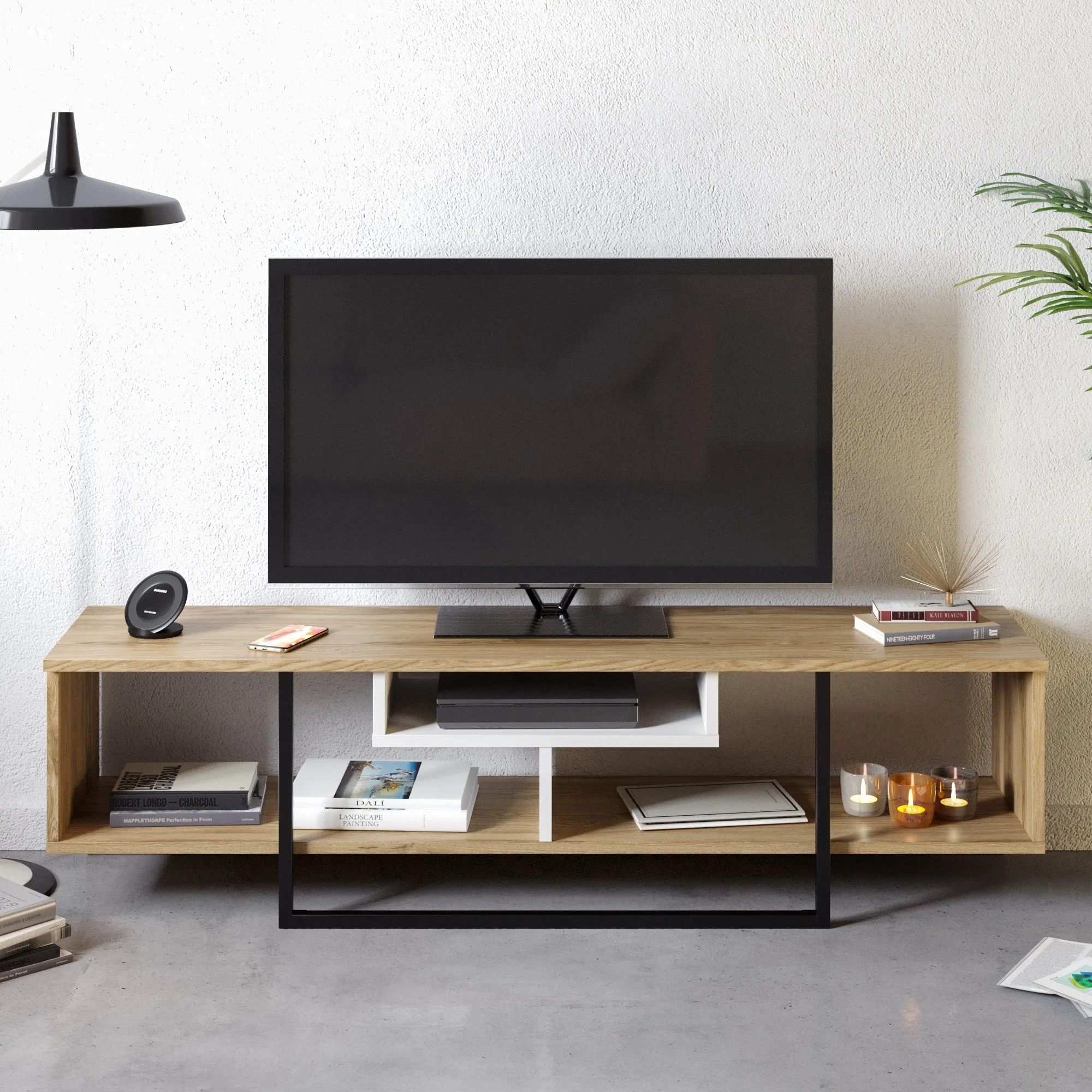 Asal 59'' TV Stand Media Consol for Up To 65'' TVs Decorotika