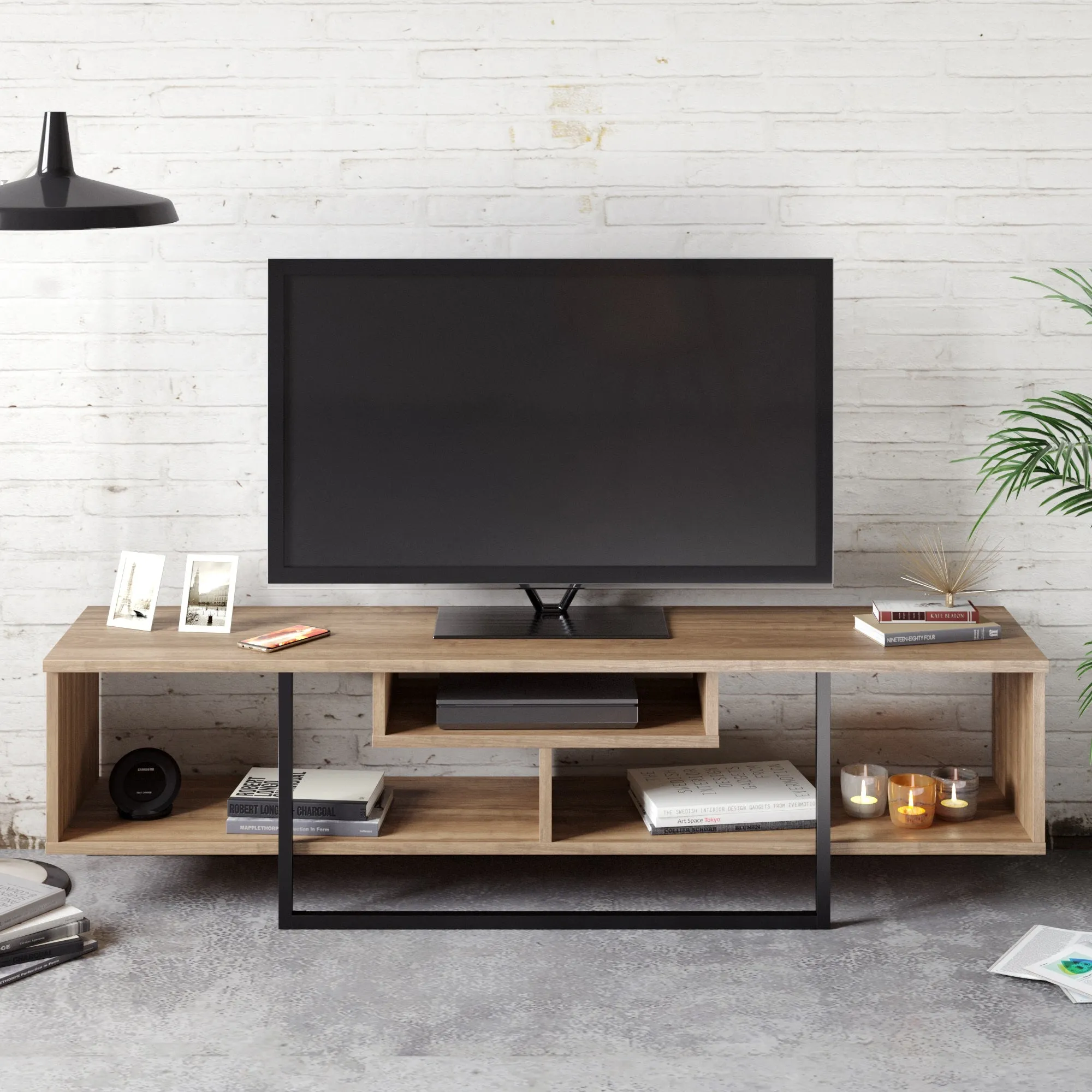 Asal 59'' TV Stand Media Consol for Up To 65'' TVs Decorotika