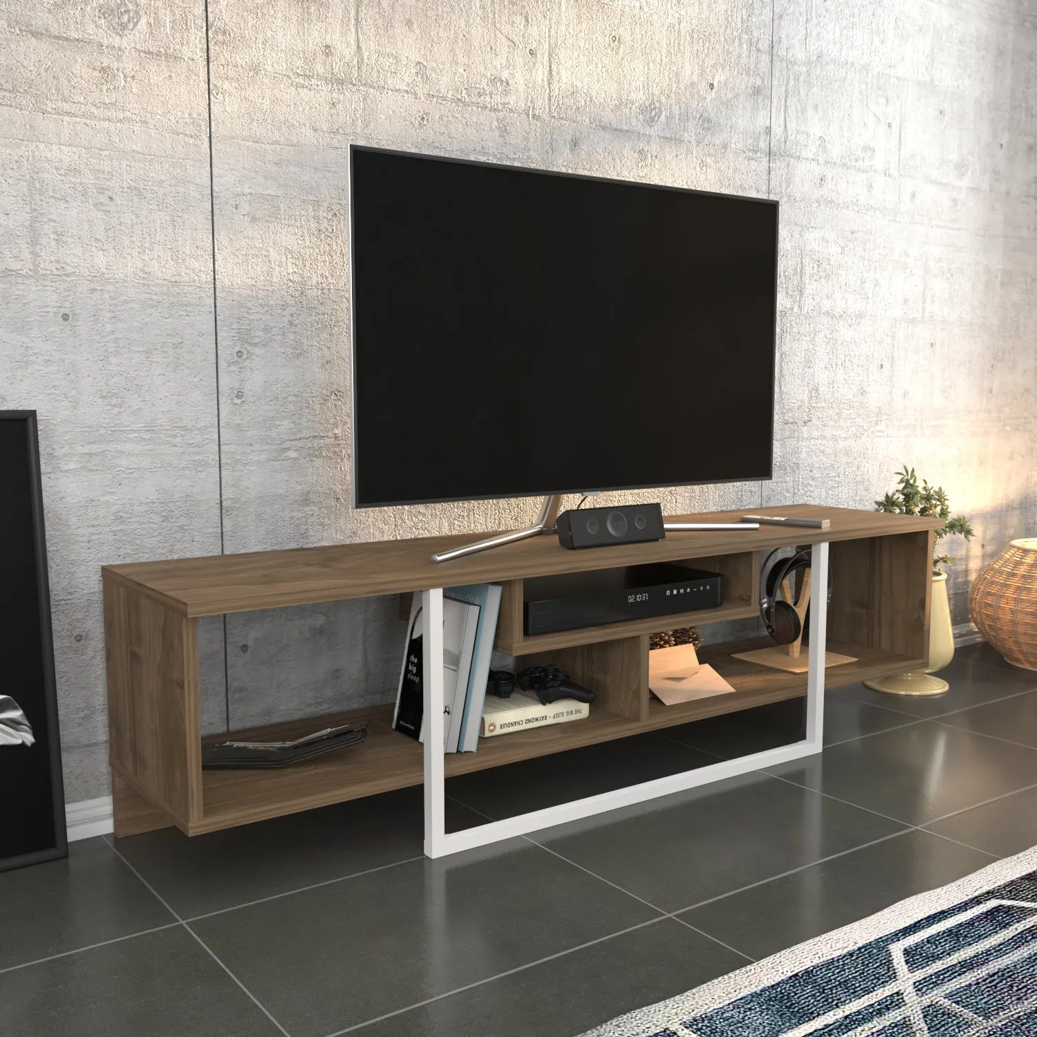 Asal 59'' TV Stand Media Consol for Up To 65'' TVs Decorotika