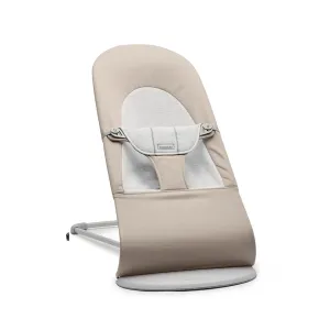BabyBjrn Balance Soft Baby Bouncer - Beige/Grey - Woven/Jersey