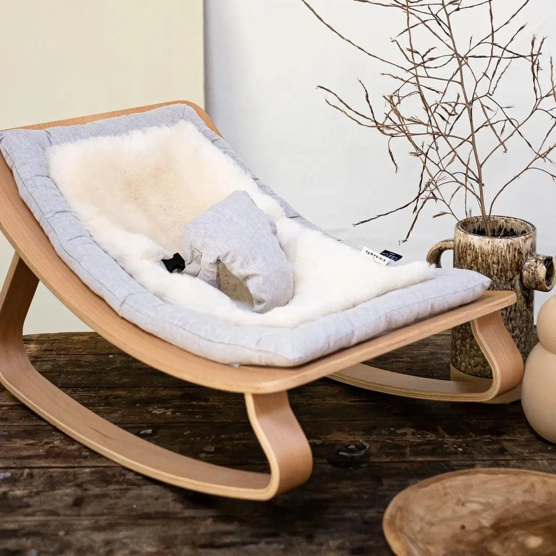 BINIBAMBA   Charlie Crane Merino Sheepskin LEVO Rocker Liner