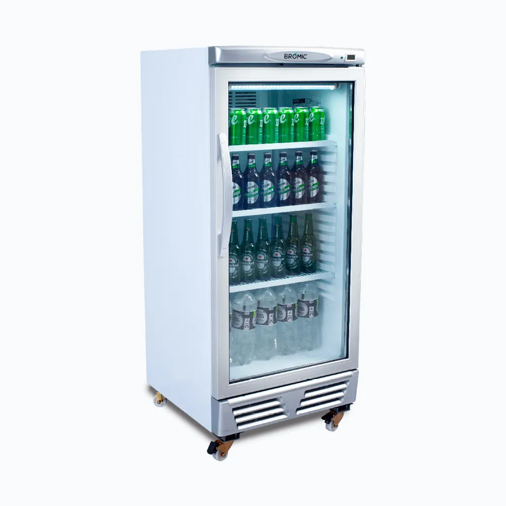 Bromic 215L Flat Glass Door Display Fridge GM0220 LED ECO