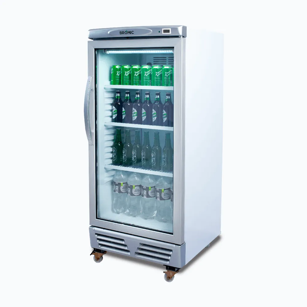Bromic 215L Flat Glass Door Display Fridge GM0220 LED ECO