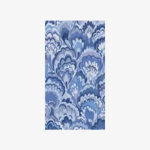 Caspari | Marbled Ceramica Napkin Indigo