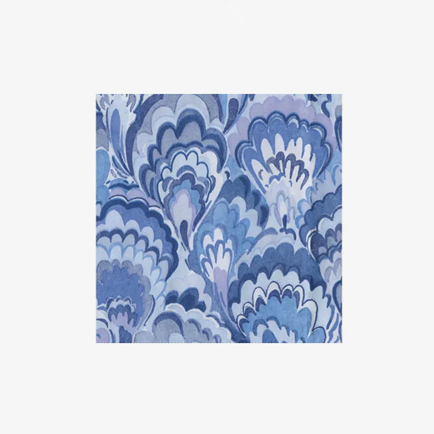 Caspari | Marbled Ceramica Napkin Indigo
