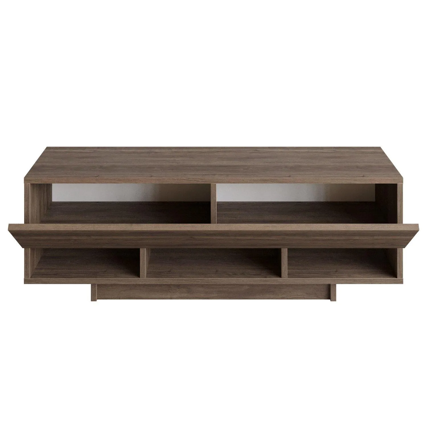 Celestia 47" TV Stand and Media Console with Cabinets and Open Shelves Decorotika