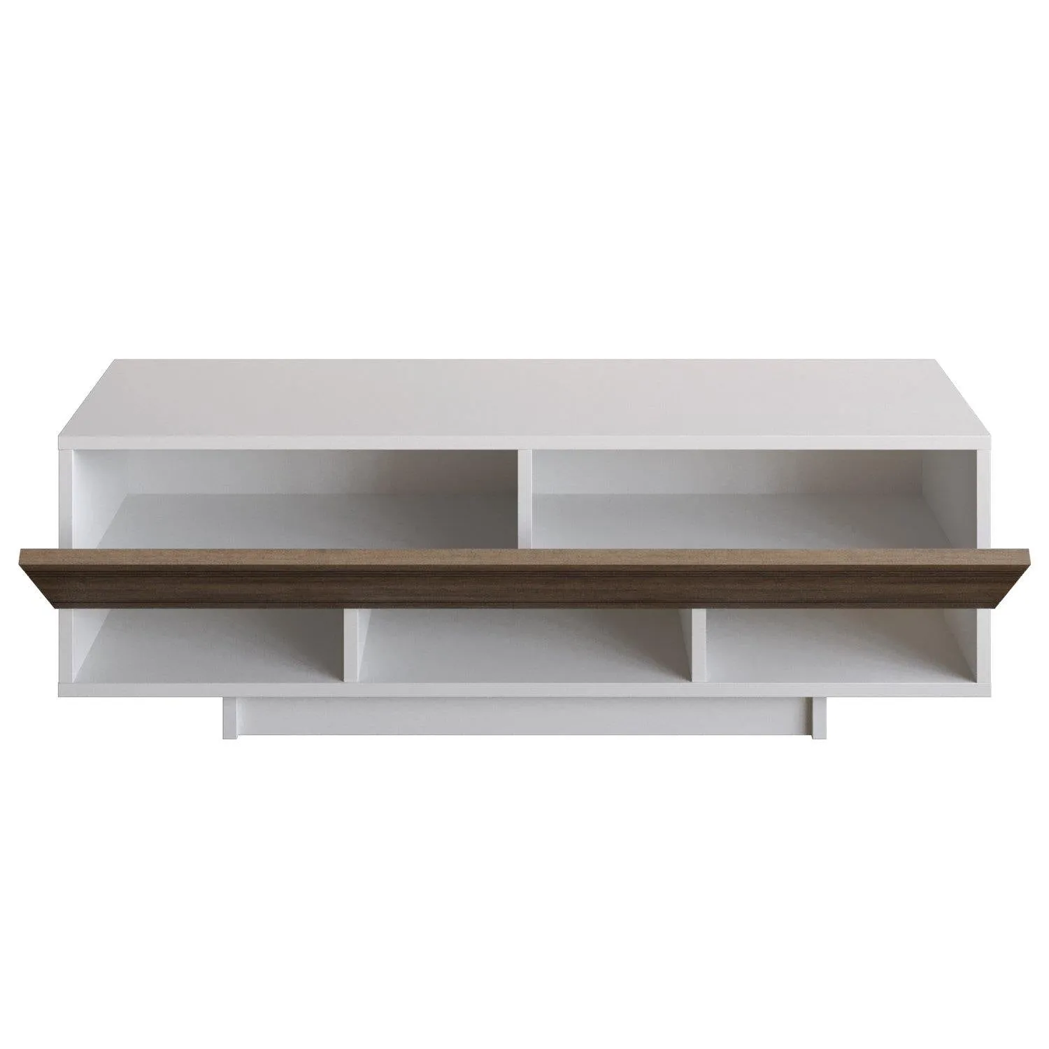 Celestia 47" TV Stand and Media Console with Cabinets and Open Shelves Decorotika