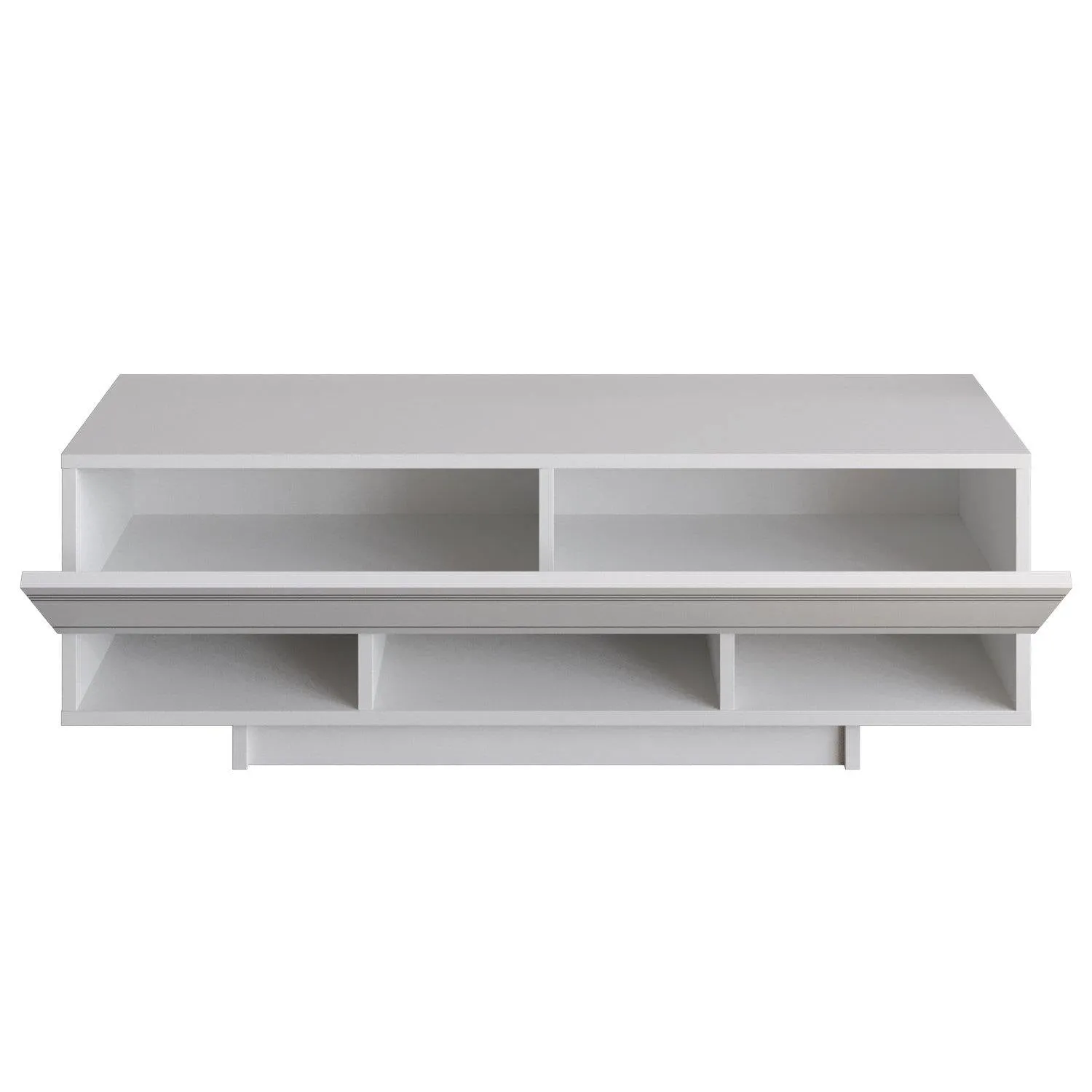 Celestia 47" TV Stand and Media Console with Cabinets and Open Shelves Decorotika