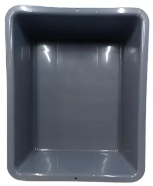 Charola de Plastico Levantamuertos de 20x15x7 " GRIS  BWTH