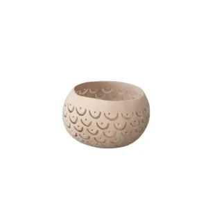 Coconut Tealight Holder | Natural 12x10cm Zoco Home