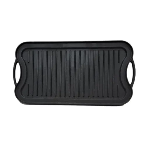 Comal Rectangular de hierro 26X50 cm  Apr