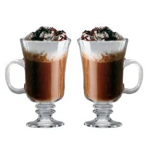 Copa Tarro Cafe Capuchino Irlandes Irish Coffee de 250 ml set de 6 piezas BH