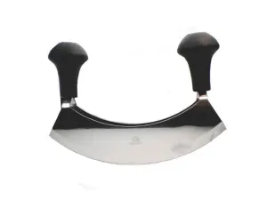 Cortador de Hierbas Mezaluna de 17.5 cm Acero Inox VCT