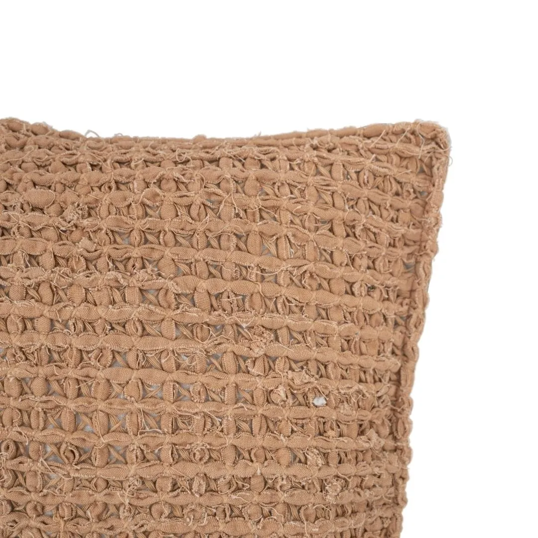 Cotton Cushion Cover Fancy | Oatmeal 50x50cm Zoco Home