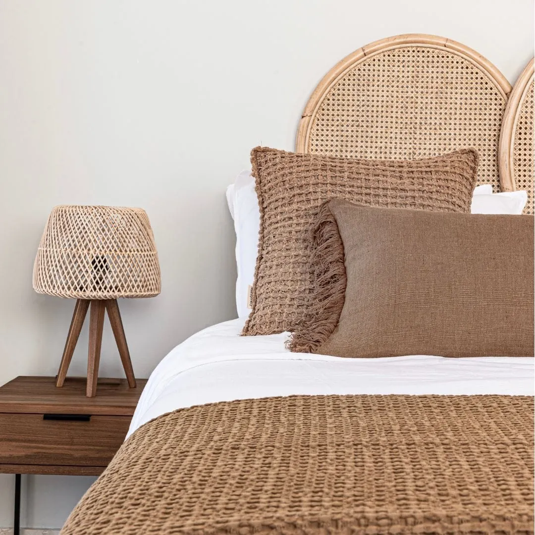 Cotton Cushion Cover Fancy | Oatmeal 50x50cm Zoco Home