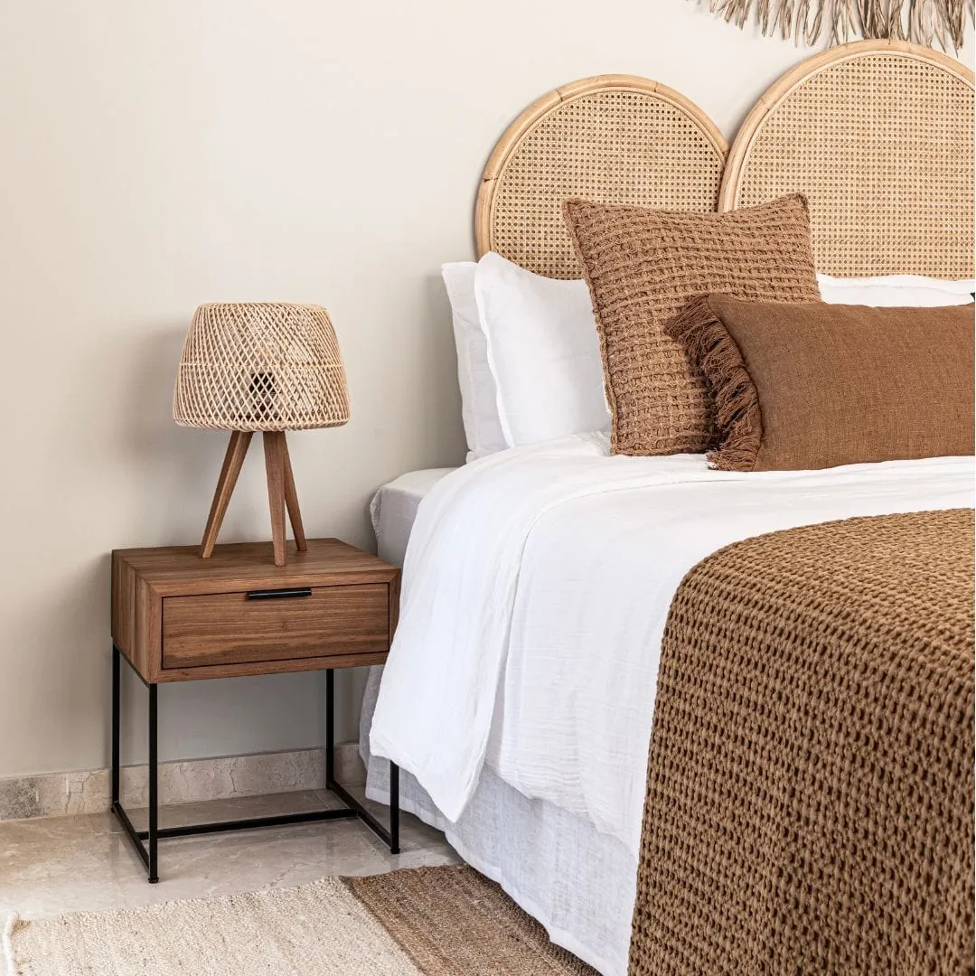 Cotton Cushion Cover Fancy | Oatmeal 50x50cm Zoco Home