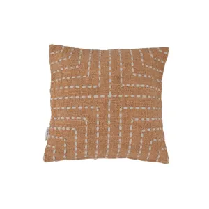Cotton Cushion Cover Multi Stitch | Oatmeal 50x50cm Zoco Home