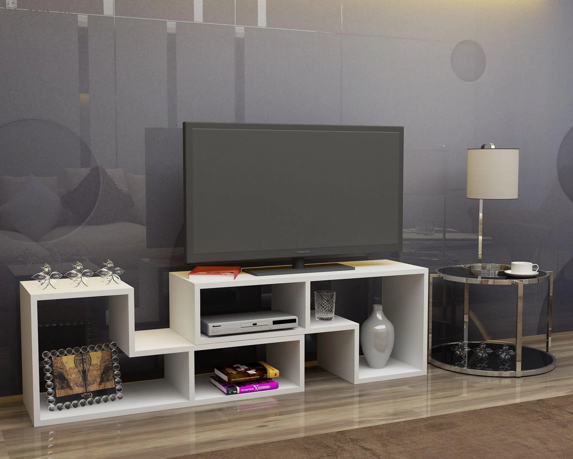 Cubicco 47'' TV Stand and Media Console Decorotika
