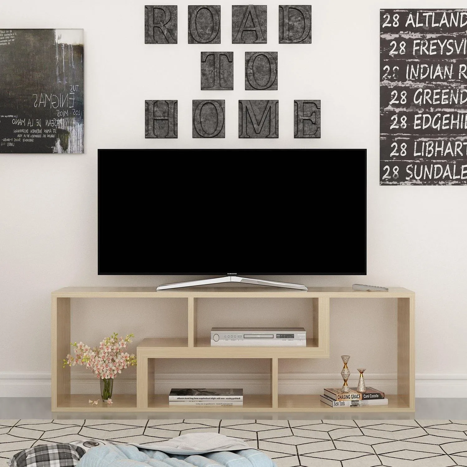 Cubicco 47'' TV Stand and Media Console Decorotika