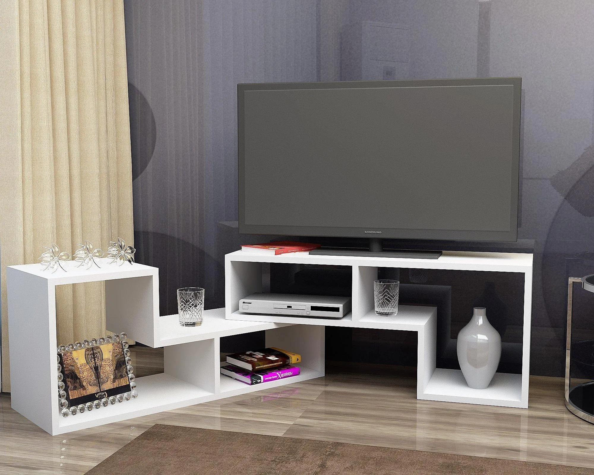 Cubicco 47'' TV Stand and Media Console Decorotika