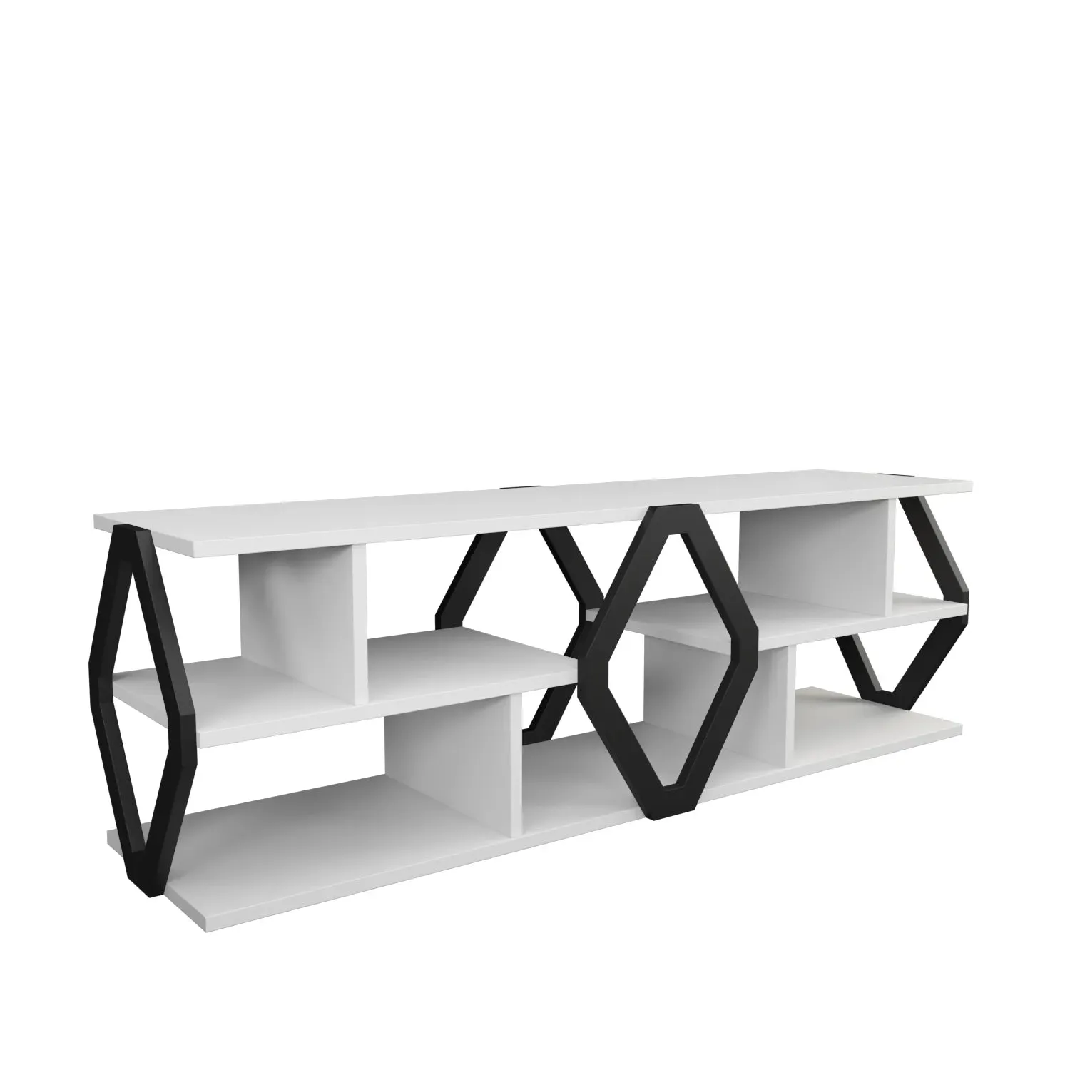 Erisa 55 inch Wide TV Stand Media Console for TVs up to 60 inch Decorotika