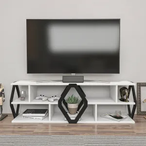Erisa 55 inch Wide TV Stand Media Console for TVs up to 60 inch Decorotika