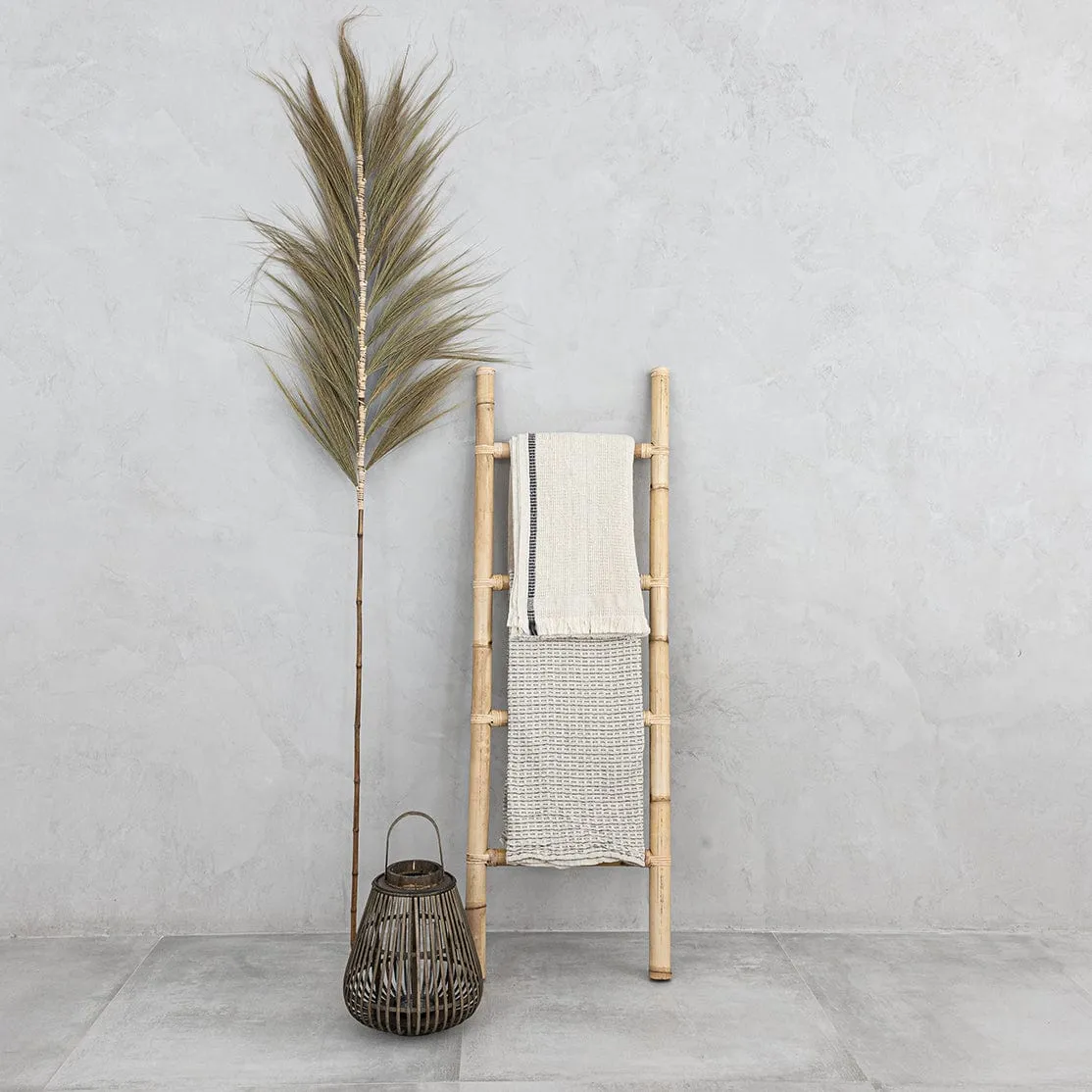 Fouta Throw Dotted Line | Natural/Black | 130x200cm Zoco Home