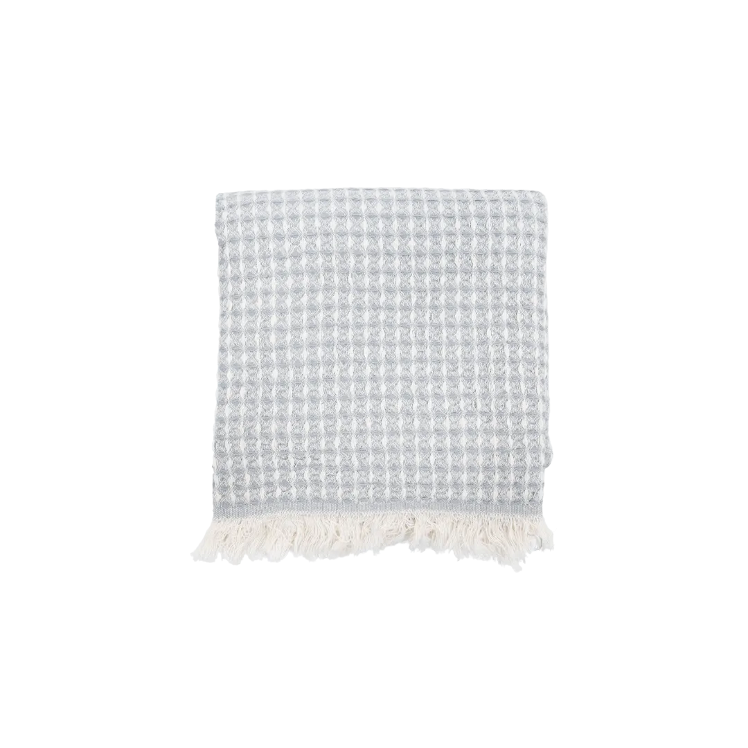 Fouta Waffle | Light Grey 180x100cm Zoco Home