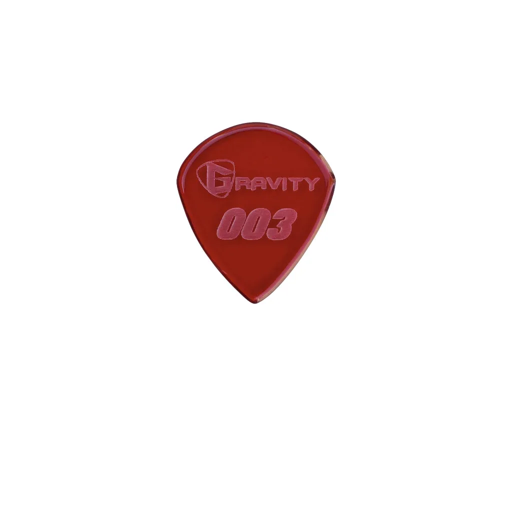 Gravity Picks - 003 Red Pick Replica Polished