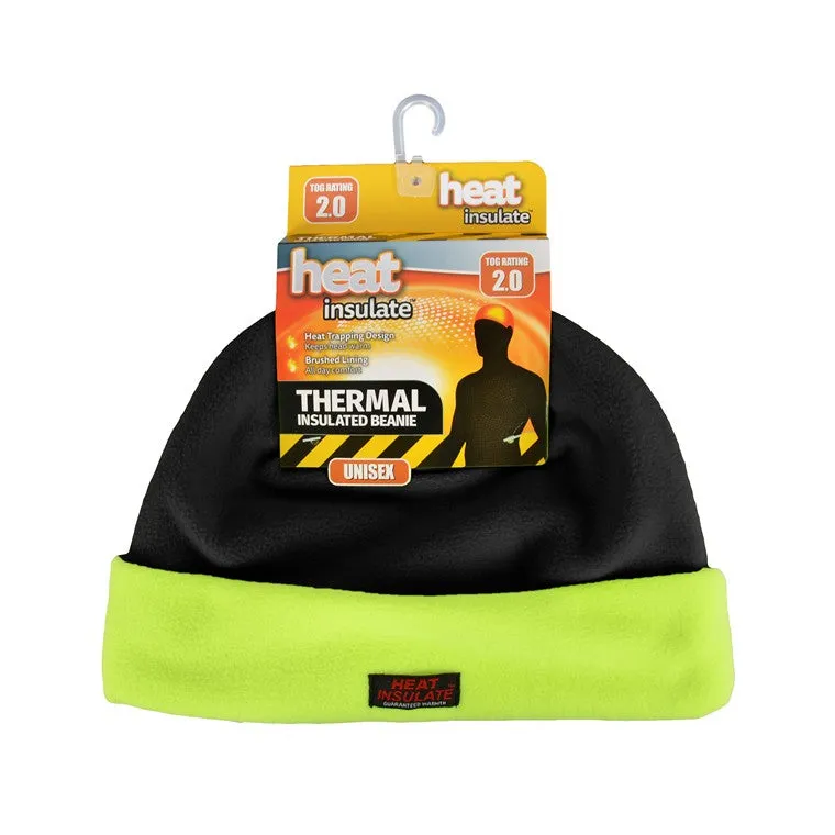 Heat Insulate, Hi Vis Beanie, Asstd