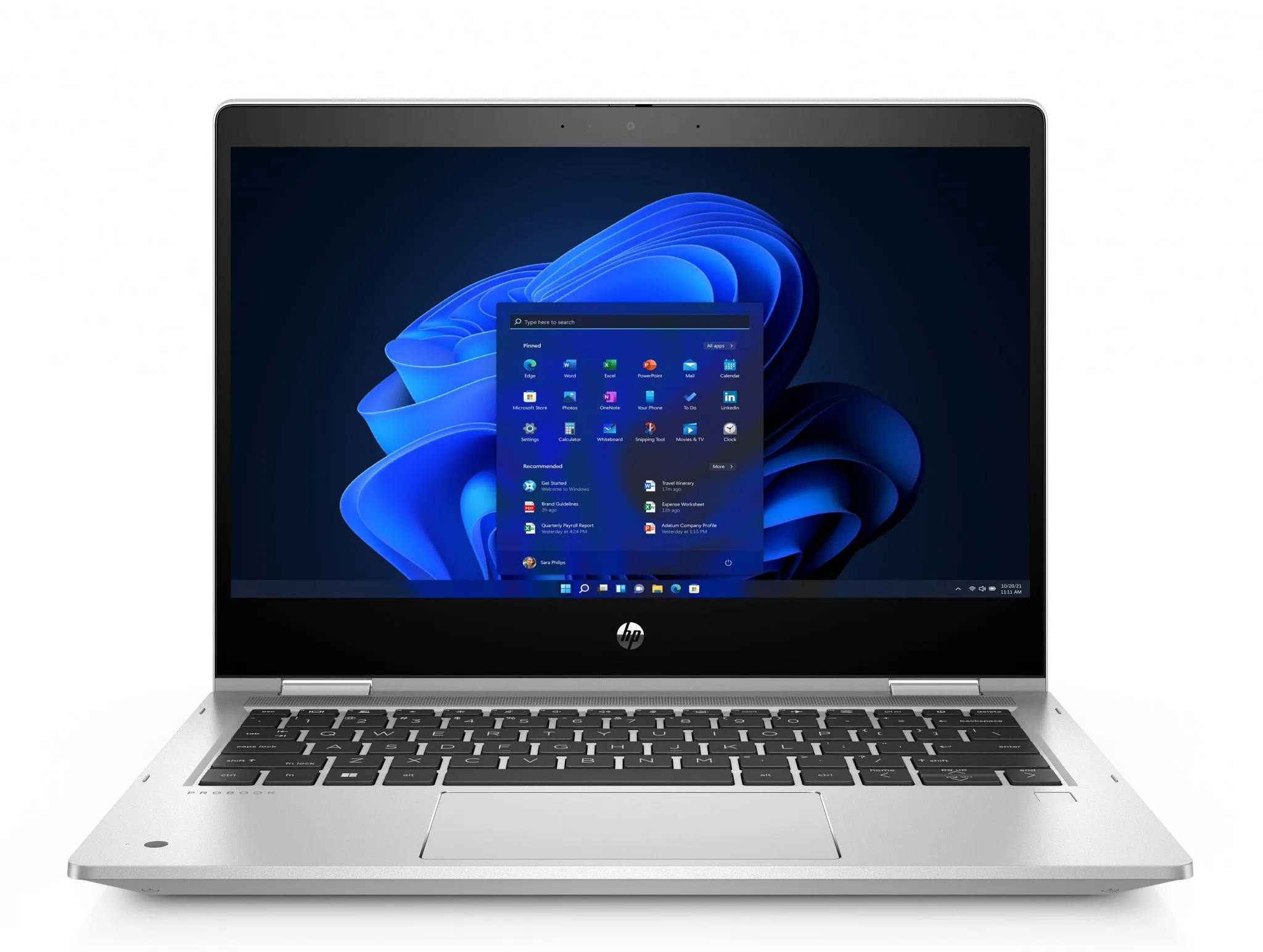 HP Pro x360 435 G9 5625U Hybrid (2-in-1) 33.8 cm (13.3") Touchscreen Full HD AMD Ryzen&#8482; 5 8 GB DDR4-SDRAM 256 GB SSD Wi-Fi 6 (802.11ax) Windows 11 Pro Silver