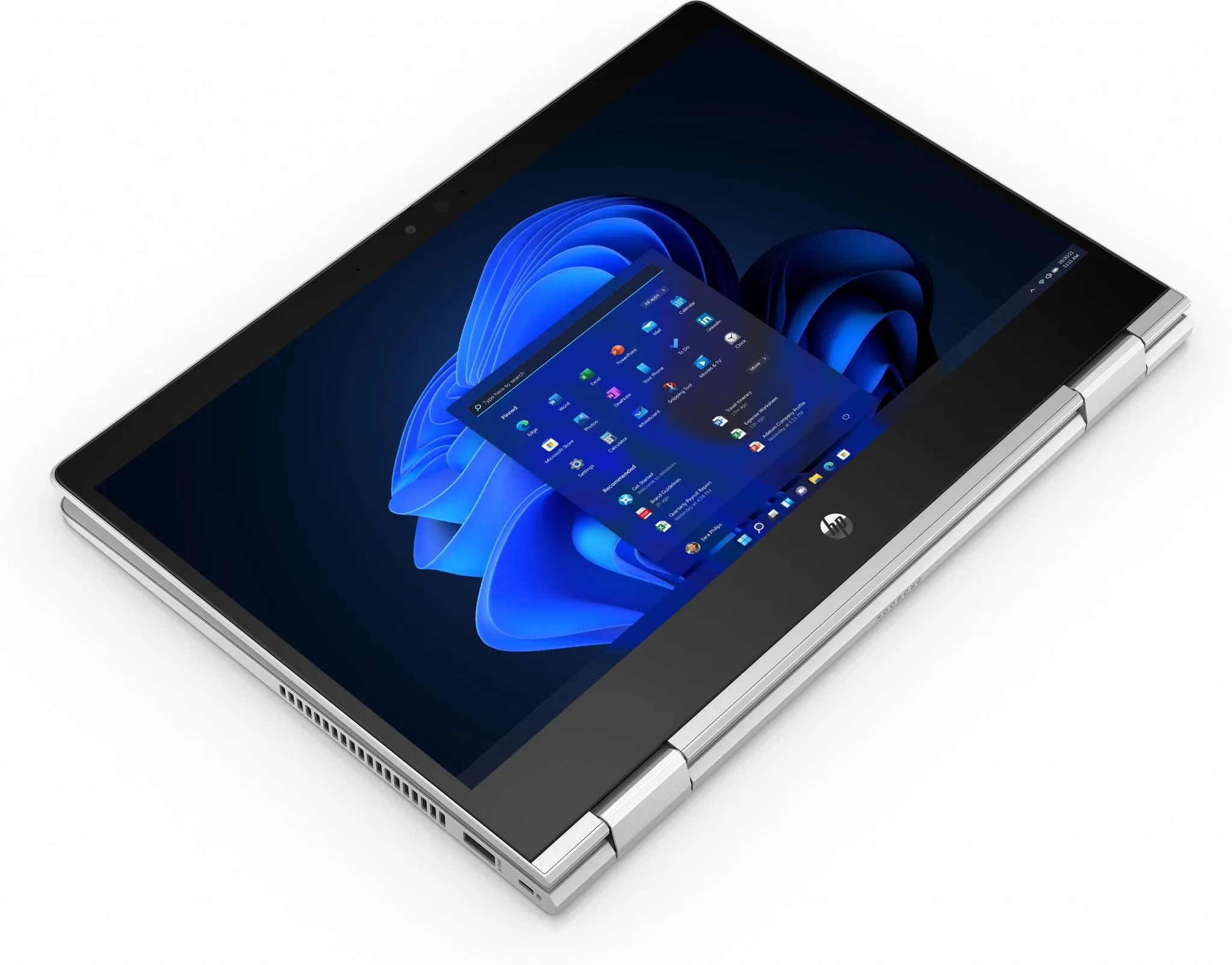 HP Pro x360 435 G9 5625U Hybrid (2-in-1) 33.8 cm (13.3") Touchscreen Full HD AMD Ryzen&#8482; 5 8 GB DDR4-SDRAM 256 GB SSD Wi-Fi 6 (802.11ax) Windows 11 Pro Silver
