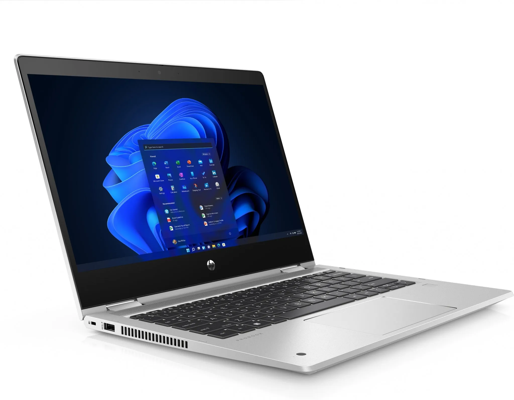 HP Pro x360 435 G9 5625U Hybrid (2-in-1) 33.8 cm (13.3") Touchscreen Full HD AMD Ryzen&#8482; 5 8 GB DDR4-SDRAM 256 GB SSD Wi-Fi 6 (802.11ax) Windows 11 Pro Silver