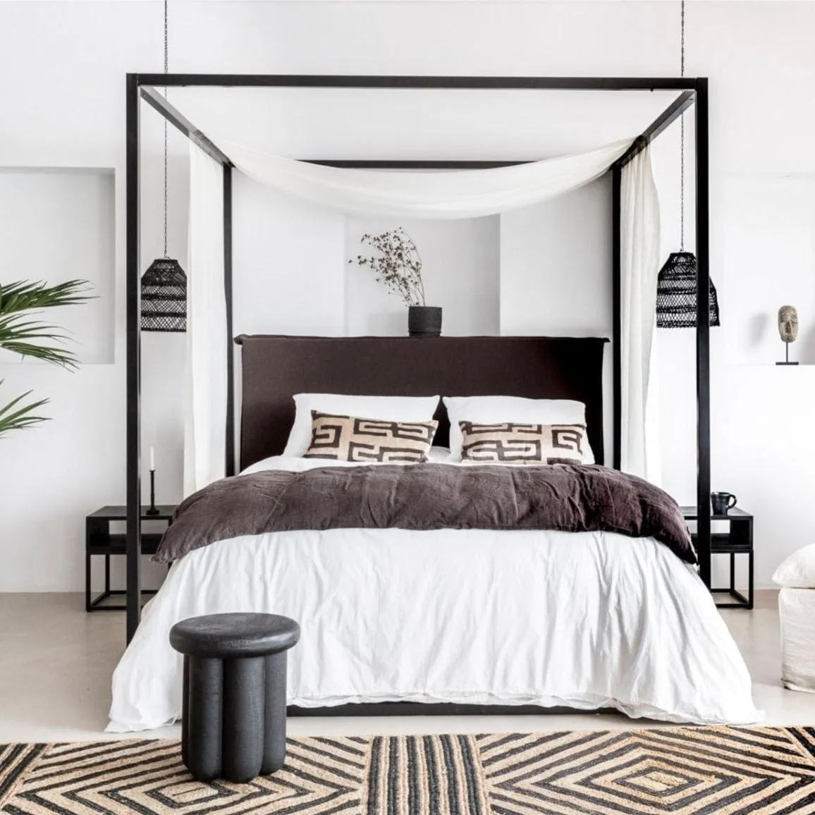 Jute Rug | Natural/Black Zoco Home