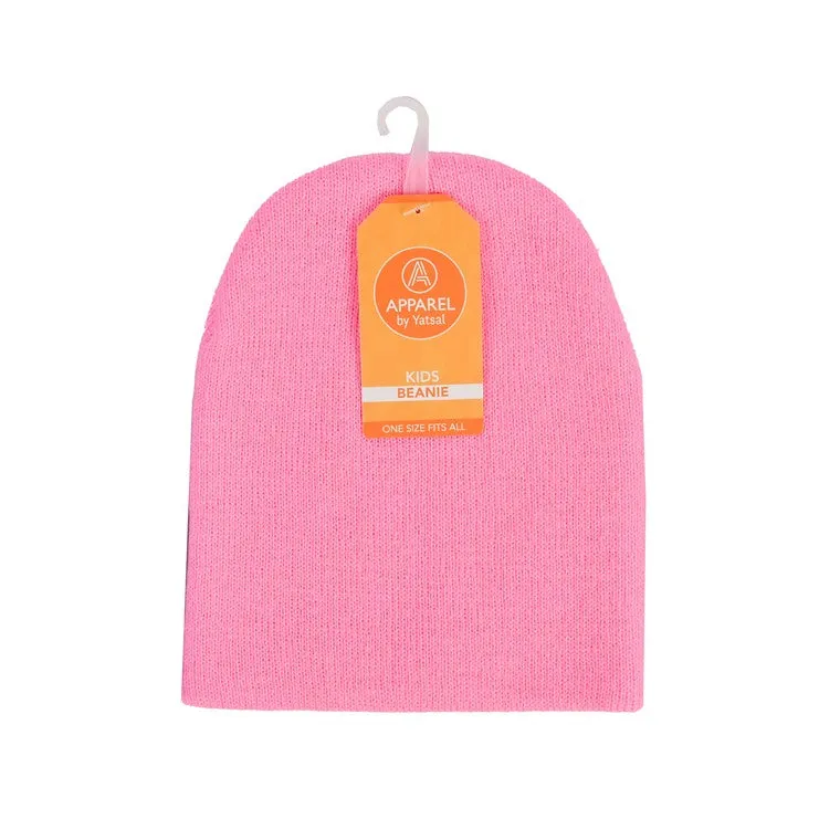 Kids, Basic Knitted Beanie, Asstd