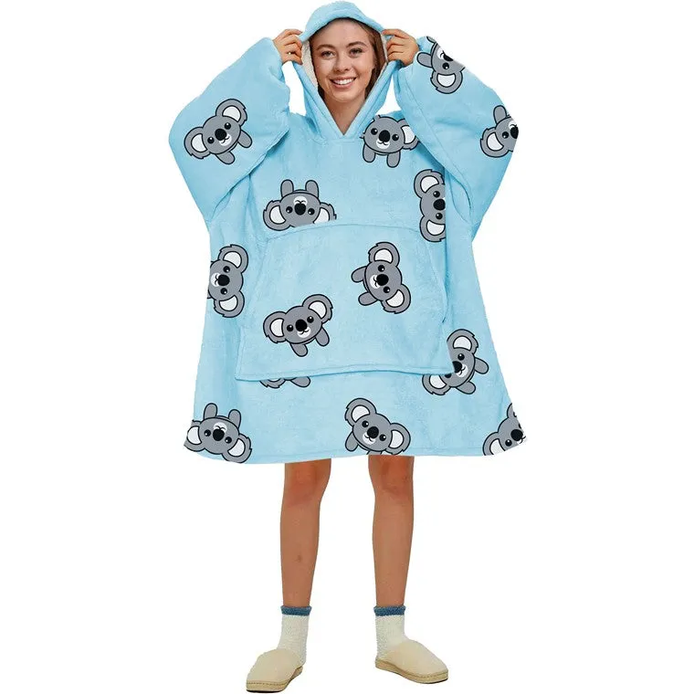 Ladies Cuddle Hoodie, Cute, 4 Asstd Designs