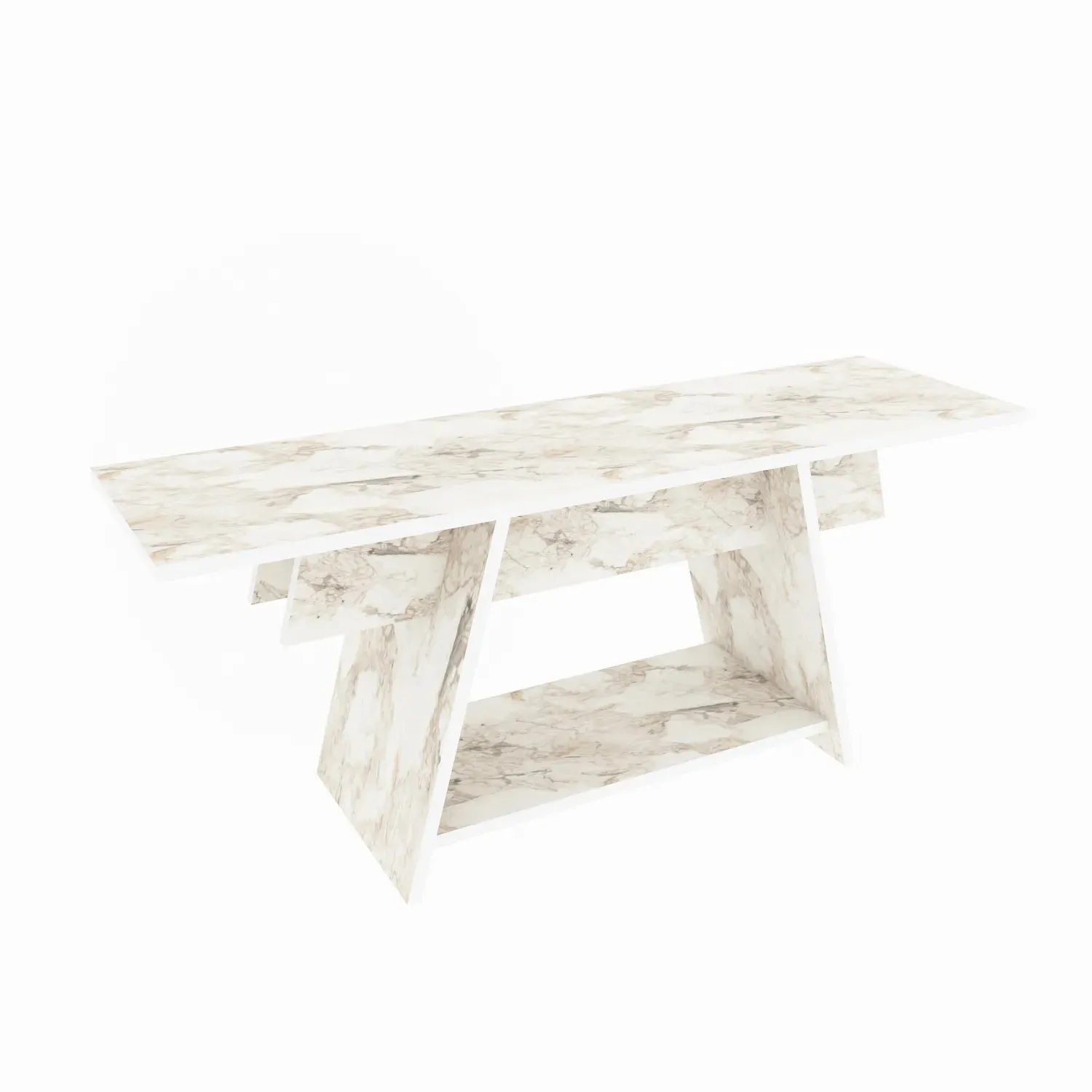 Lanca 47" Wide Minimalist TV Stand Media Console | Streamlined Design for TVs up to 55" Decorotika