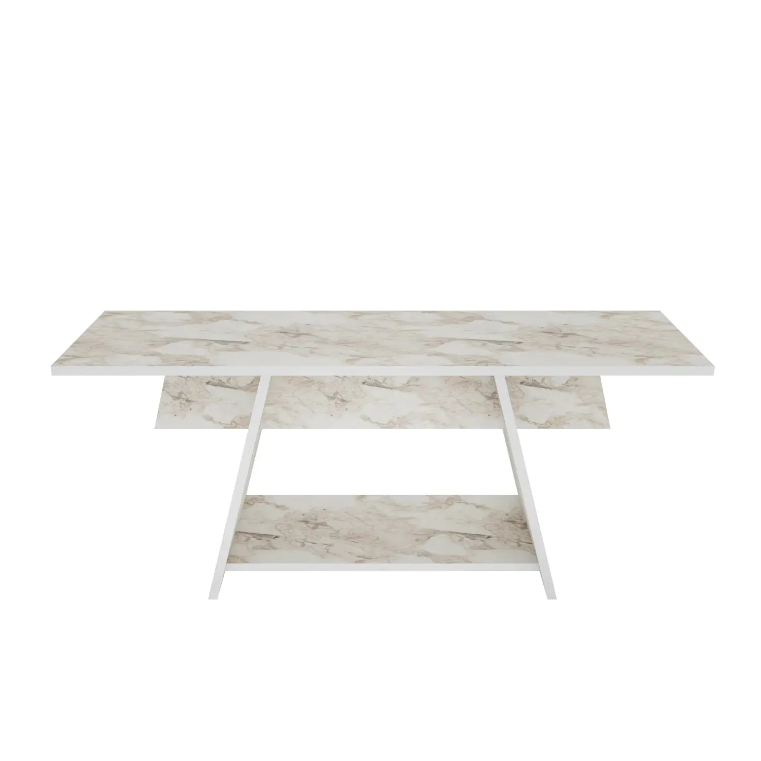 Lanca 47" Wide Minimalist TV Stand Media Console | Streamlined Design for TVs up to 55" Decorotika