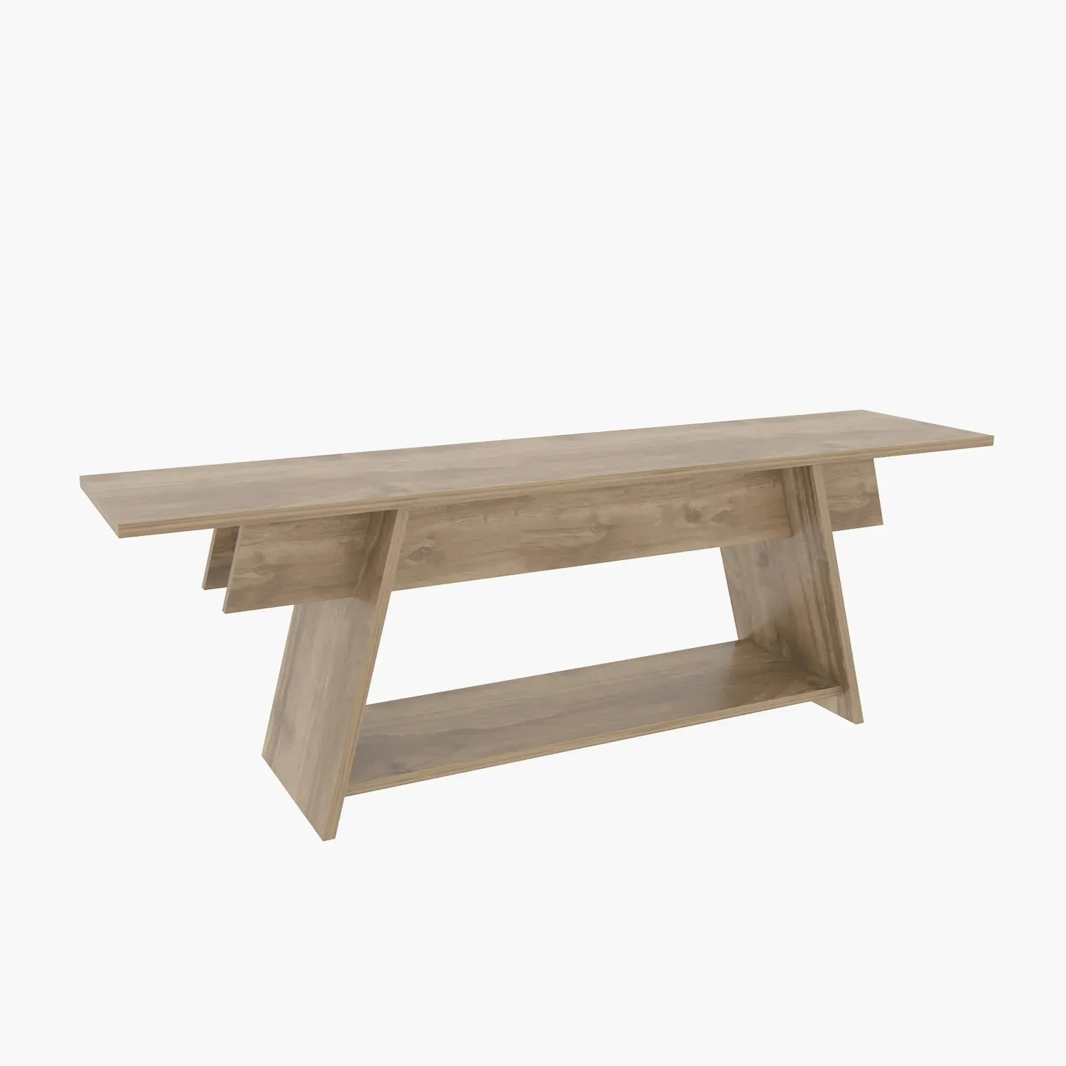 Lanca 59" Wide Minimalist TV Stand Media Console | Streamlined Design for TVs up to 68" Decorotika