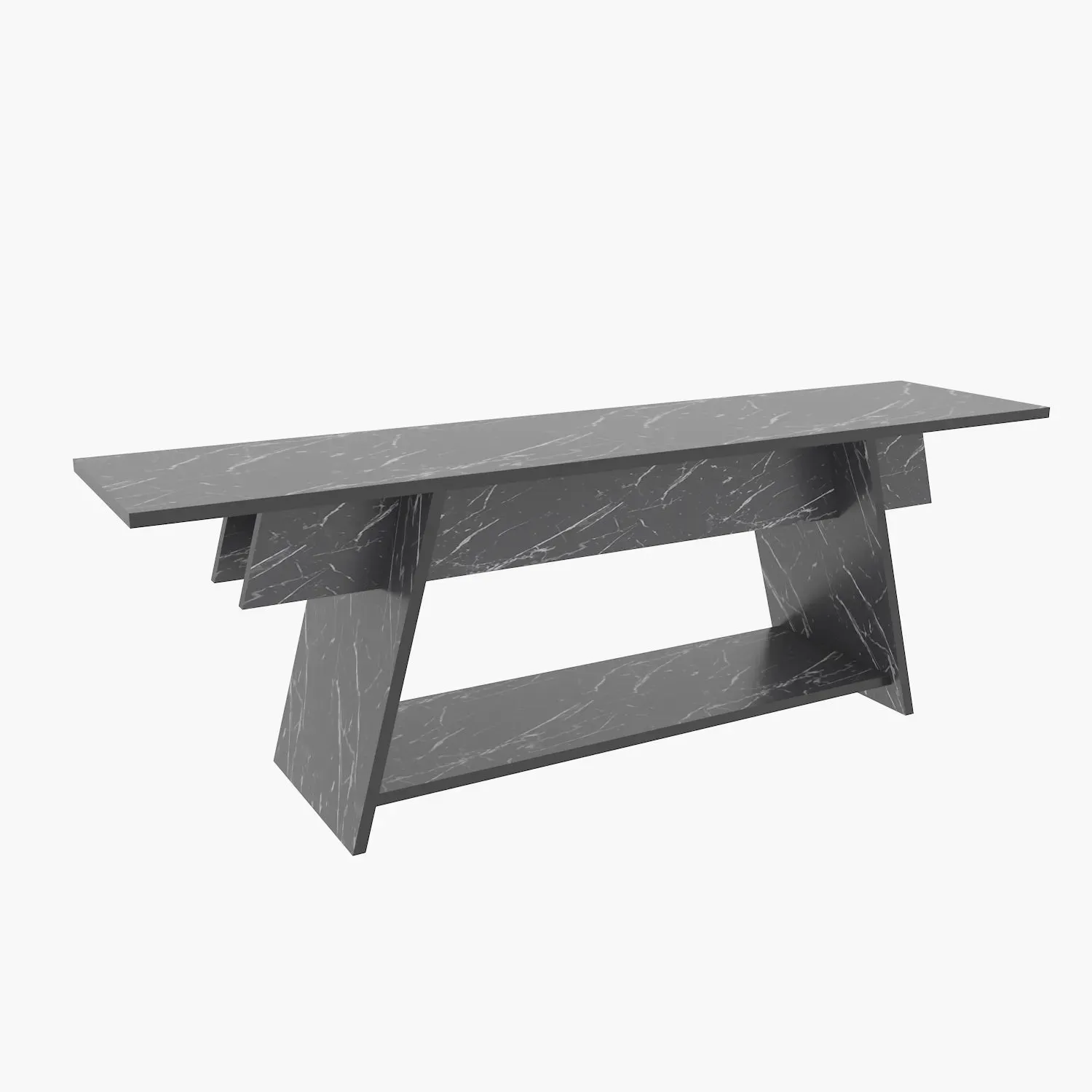 Lanca 59" Wide Minimalist TV Stand Media Console | Streamlined Design for TVs up to 68" Decorotika