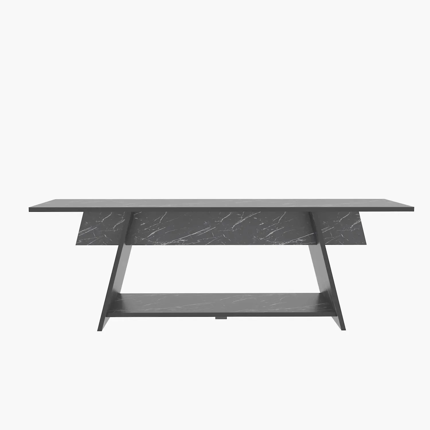 Lanca 59" Wide Minimalist TV Stand Media Console | Streamlined Design for TVs up to 68" Decorotika