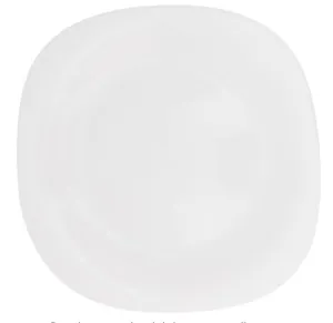 Linea Opal Blanco Plato Cuadrado 22 cm BH